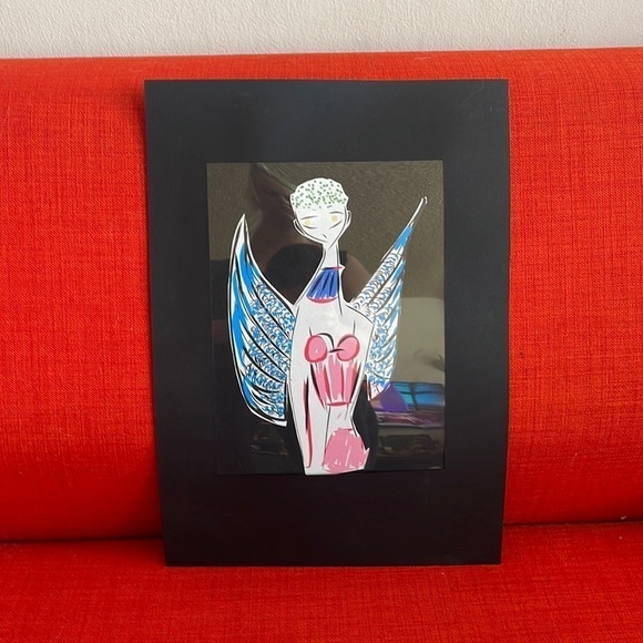 Title “Spring Angel “ Hand crafted hand made by me 
Digital book illustration - Picture 1 of 9